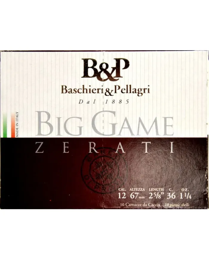 Amunicja śrutowa B&P 12/67 3/0