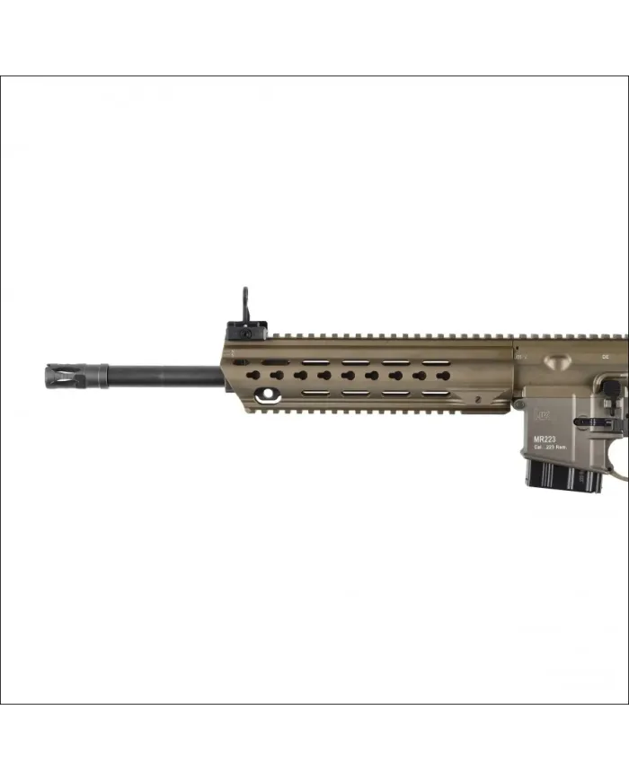 Karabin Samopowtarzalny HK MR223 A3, .223 Rem. 14,5", Green Brown, z łożem Slim-Line Hkey