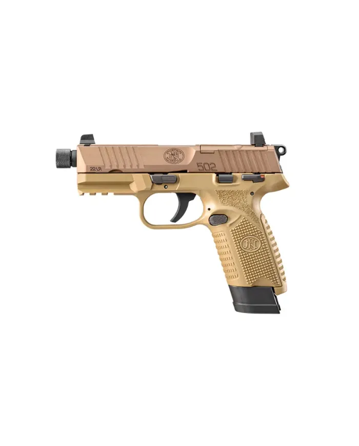 Pistolet FN 502 T FDE/FDE