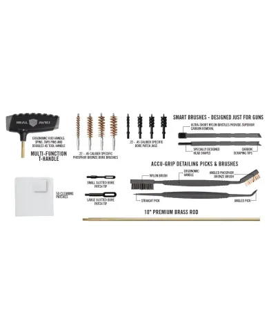 Real Avid - Mata rusznikarska z zestawem narzędzi Master Cleaning Station™ - Handgun