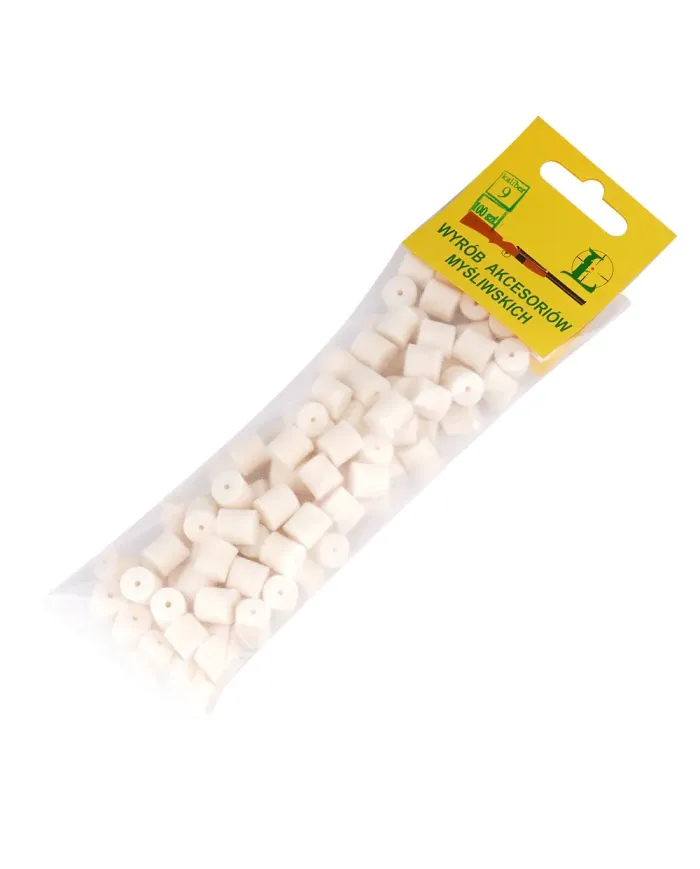 Przecieraki filcowe (100 szt) kal. 9mm Łuszczek