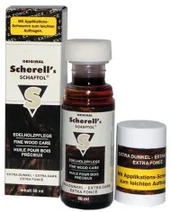 Scherell Schaftol olej bezbarwny 50ml Olej naturalny do drewna w płynie
