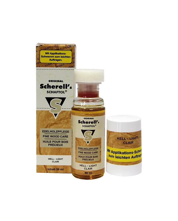 Scherell Schaftol olej bezbarwny 50ml Olej naturalny do drewna w płynie