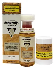 Scherell Schaftol olej bezbarwny 50ml Olej naturalny do drewna w płynie
