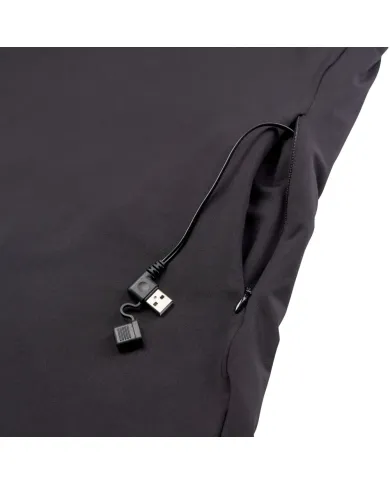 BIELIZNA DEERHUNTER HEAT INDERSHIRT WITH ZIP-NECK BLACK