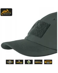 CZAPKA HELIKON BASEBALL WINTER - SHARK SKIN- JUNGLE GREEN