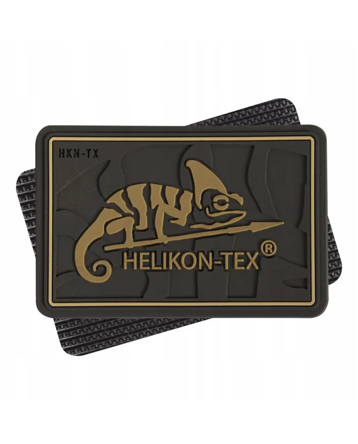 PATCH HELIKON EMBLEMAT LOGO HELIKON-TEX - PVC - COYOTE OD-HNK-RB-11
