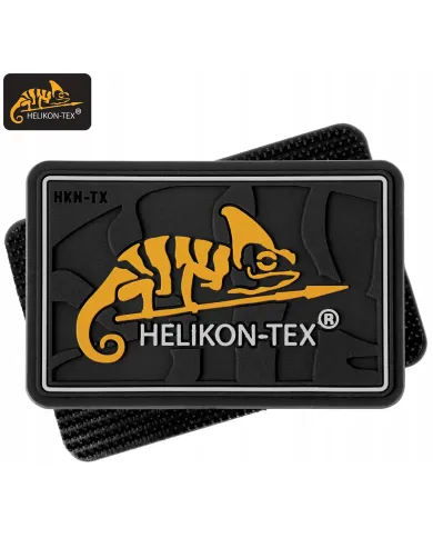 PATCH HELIKON EMBLEMAT LOGO HELIKON-TEX - PVC - BLACK OD-HNK-RB-01