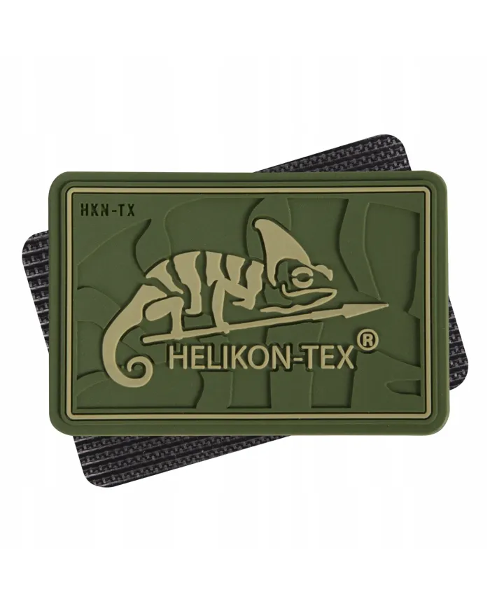 PATCH HELIKON EMBLEMAT LOGO HELIKON-TEX - PVC - OLIVE GREEN OD-HNK-RB-02