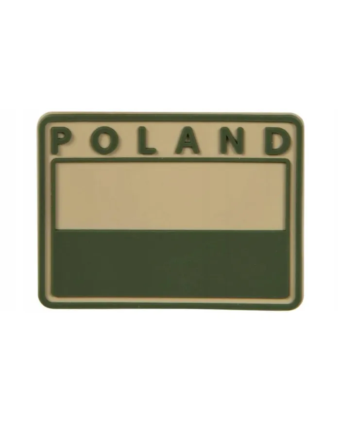 PATCH HELIKON EMBLEMAT POLISH SUBDUED FLAG PATCH POLAND PVC KHAKI OD-FP4-RB-13