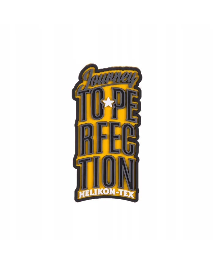 PATCH HELIKON EMBLEMAT "JOURNEY" - PVC - ŻÓŁTY OD-JTP-RB-26
