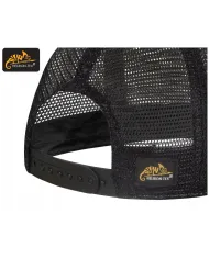 CZAPKA HELIKON TRUCKER PLAIN - WASHED COTTON - WASHED DARK GREEN/WASHED BLACK