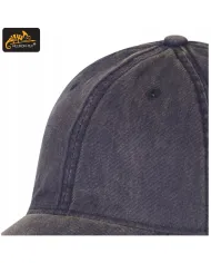 CZAPKA HELIKON SNAPBACK PLAIN - DIRTY WASHED COTTON - DIRTY WASHED NAVY