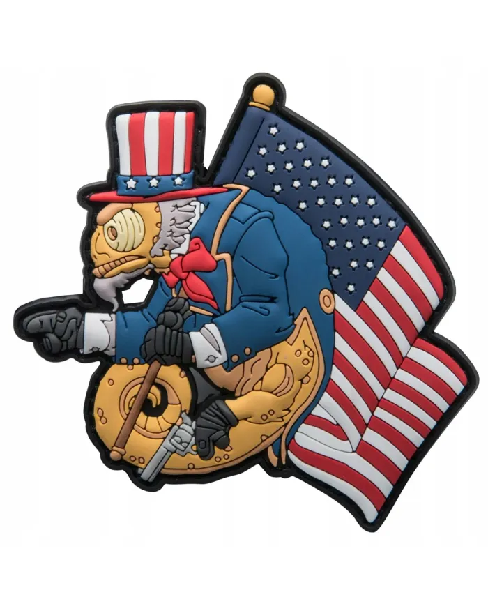 Patch Helikon Emblemat Chameleon Uncle Cham Operator - Żółty/niebieski A Od-cus-rb-2665a