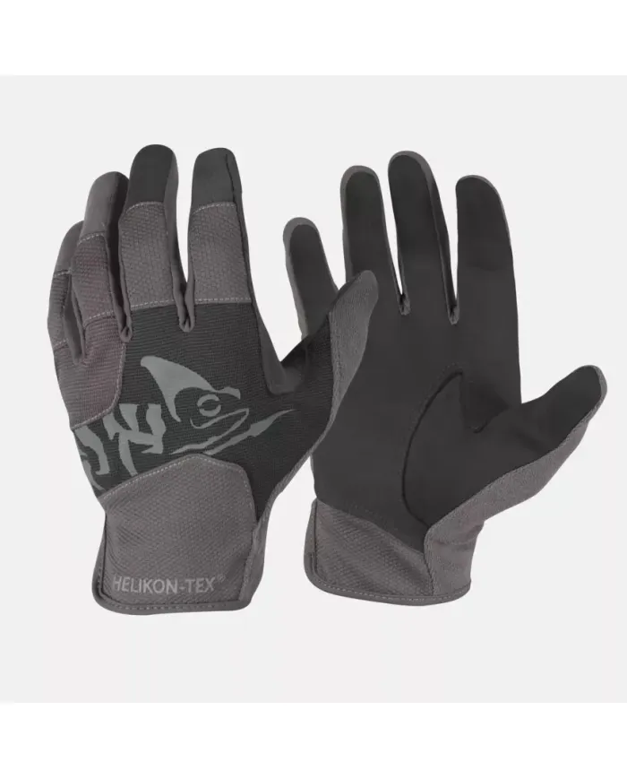 RĘKAWICZKI HELIKON ALL ROUND FIT TACTICAL GLOVES POLYESTER BLACK/SHADOW GREY