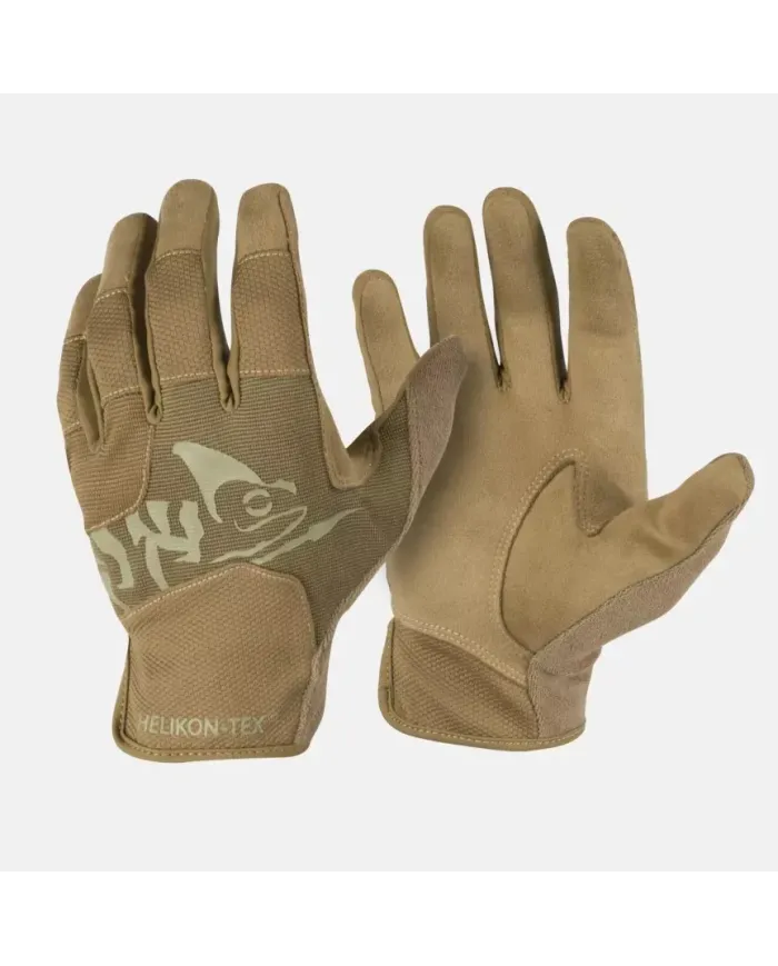 RĘKAWICZKI HELIKON ALL ROUND FIT TACTICAL GLOVES POLYESTER COYOTE/ADAPTIVE GREEN