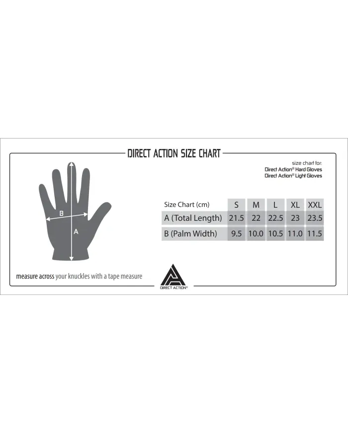 Rękawiczki Helikon Direct Action Light Gloves Polyester Blend Black