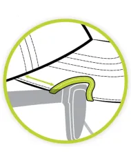 CZAPKA Notch Classic Adjustable Cardinal Ponytail - Terra/Aviator Notch