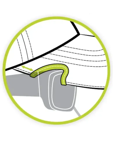 CZAPKA Notch Classic Adjustable Cardinal Ponytail -Standard Notch