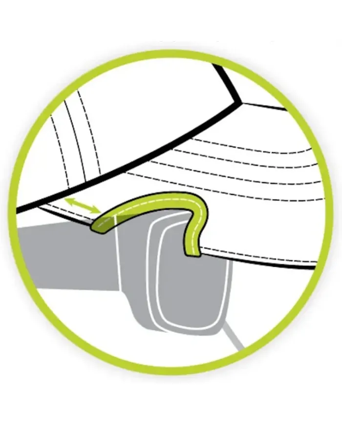 CZAPKA Notch Classic Adjustable Cardinal Ponytail -Standard Notch