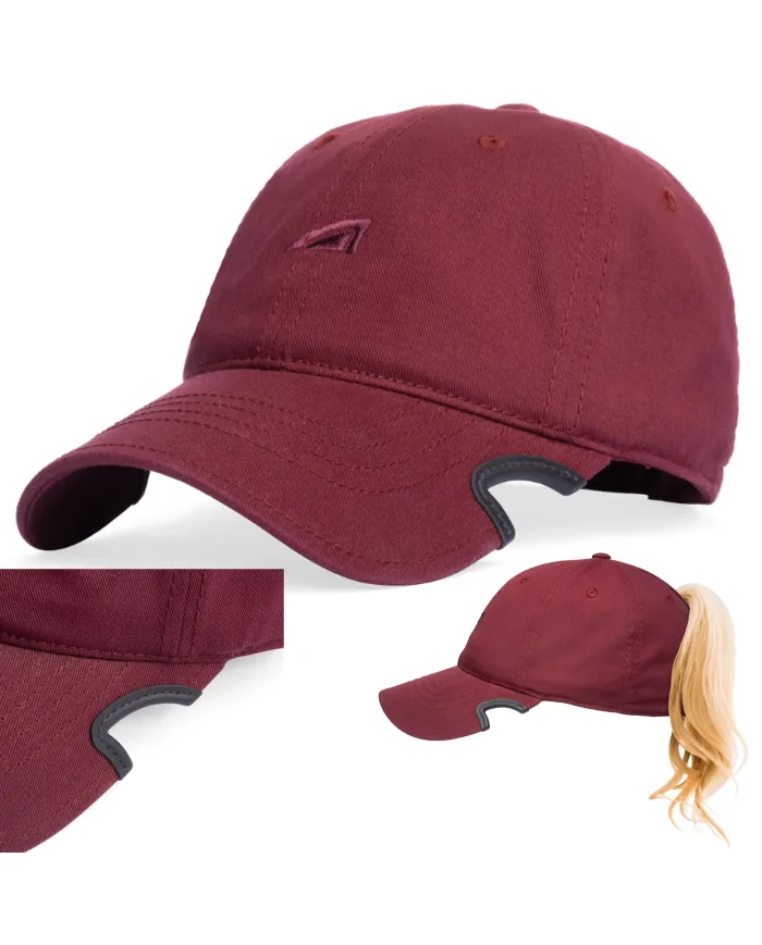 CZAPKA Notch Classic Adjustable Cardinal Ponytail -Standard Notch