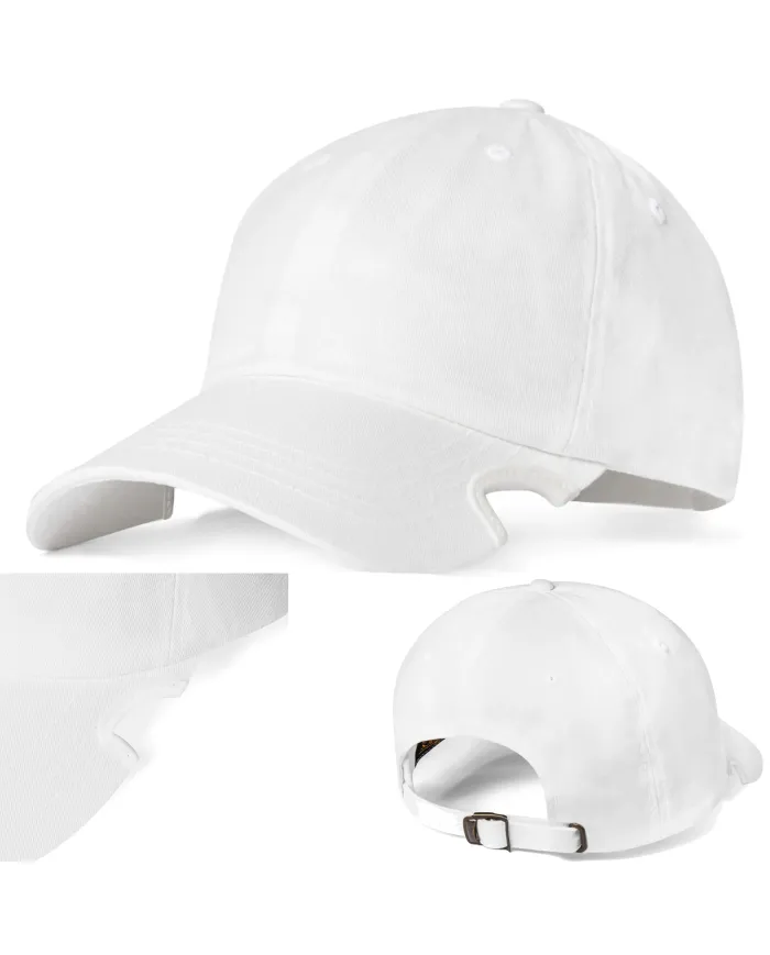 CZAPKA Notch Classic Adjustable White Blank - Terra/Aviator Notch