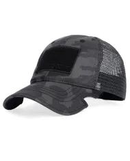 CZAPKA Notch Classic Adjustable Black Camo Ponytail Operator -Standard Notch