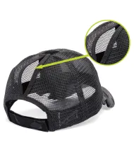 CZAPKA Notch Classic Adjustable Black Camo Ponytail Operator -Standard Notch