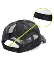 CZAPKA Notch Classic Adjustable Black Camo Ponytail Operator -Standard Notch