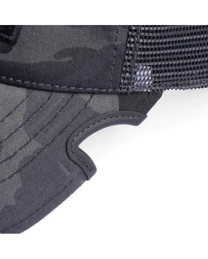 CZAPKA Notch Classic Adjustable Black Camo Ponytail Operator -Standard Notch