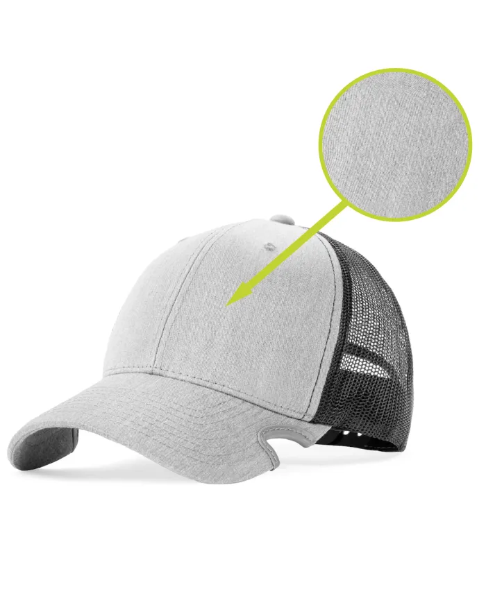 CZAPKA Notch Classic Adjustable Heather/Black Trucker Blank - Terra/Aviator Notch