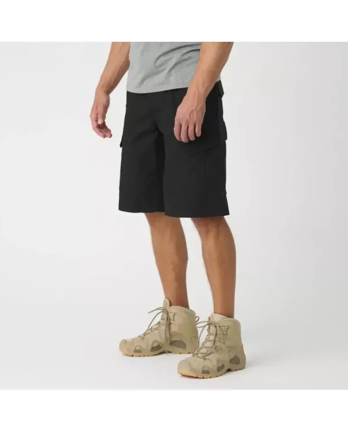 SPODENKI HELIKON BDU - POLLY COTTON RIPSTOP - CZARNE