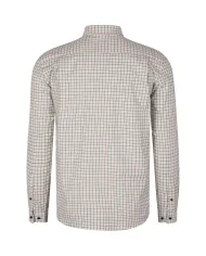 KOSZULA SEELAND Oxford Shooting Shirt Grape leaf/Terracotta Check