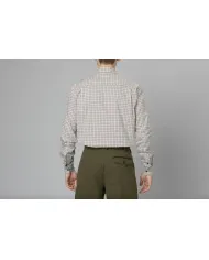 KOSZULA SEELAND Oxford Shooting Shirt Grape leaf/Terracotta Check