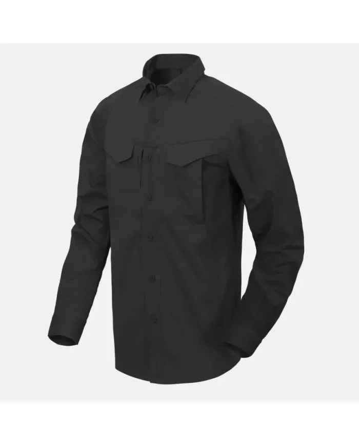KOSZULA HELIKON DEFENDER MK2 LONG SLEEVE POLYCOTTON RIPSTOP CZARNA