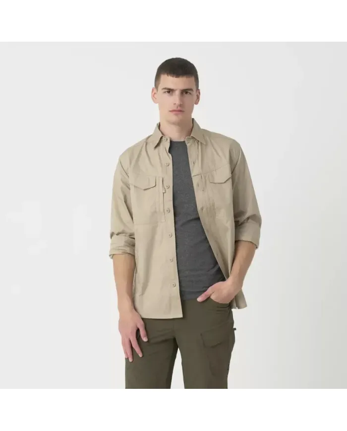 KOSZULA HELIKON DEFENDER MK2 LONG SLEEVE POLYCOTTON RIPSTOP BEŻ