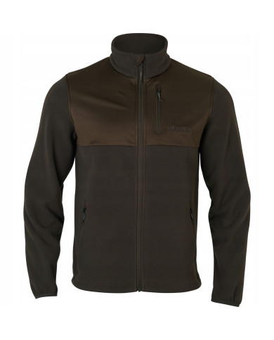 BLUZA POLAROWA Harkila Steinn fleece jacket Shadow Brown