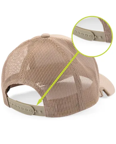 CZAPKA Notch Classic Adjustable Khaki Trucker Blank - Standard Notch