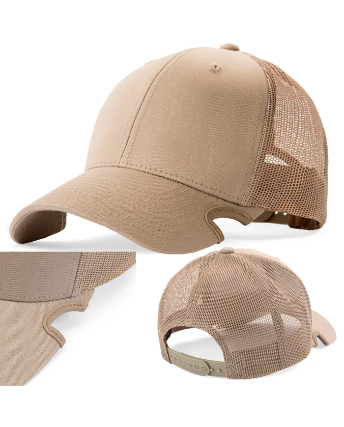 CZAPKA Notch Classic Adjustable Khaki Trucker Blank - Standard Notch