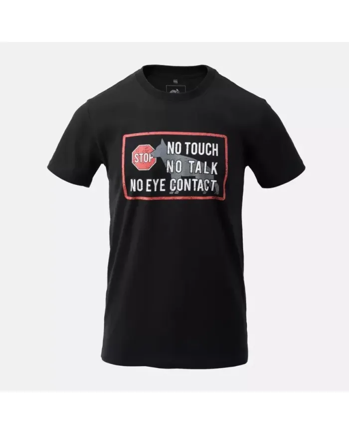 KOSZULKA HELIKON K9 - NO TOUCH COTTON CZARNY