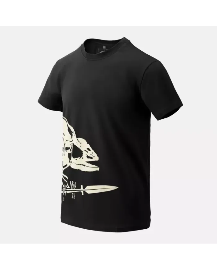 KOSZULKA HELIKON FULL BODY SKELETON COTTON CZARNY