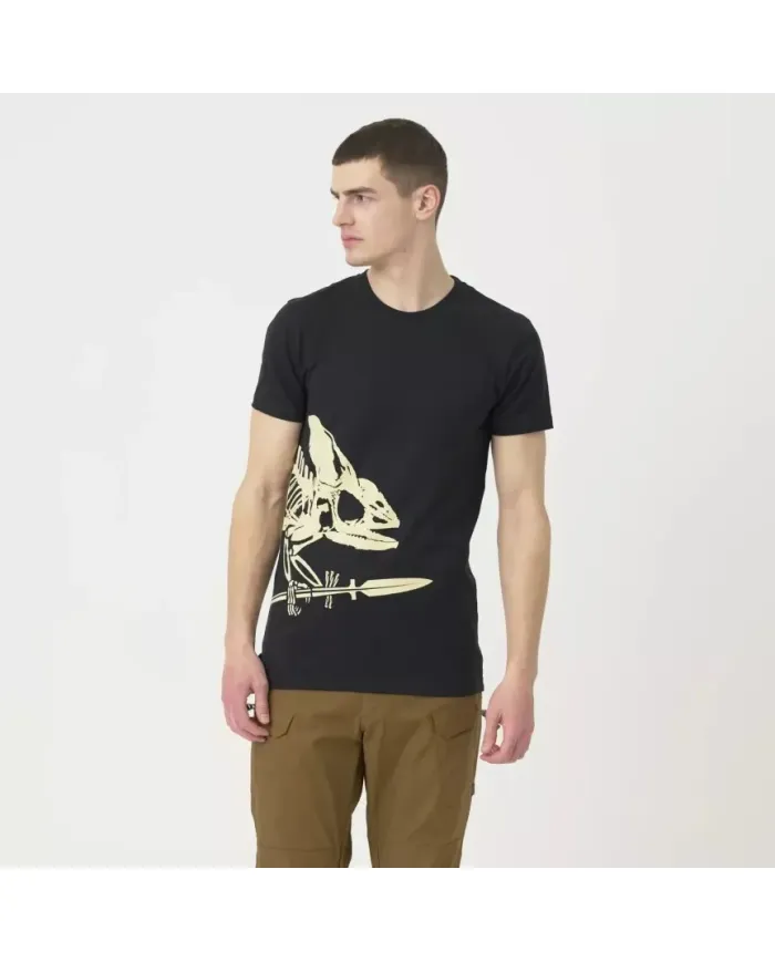 KOSZULKA HELIKON FULL BODY SKELETON COTTON CZARNY