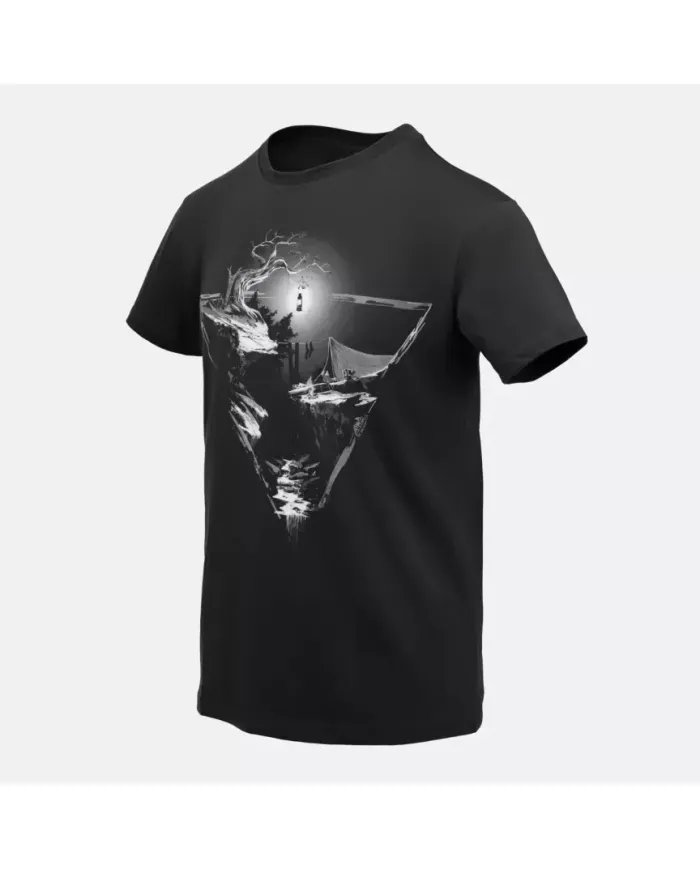 KOSZULKA HELIKON NIGHT VALLEY COTTON CZARNY