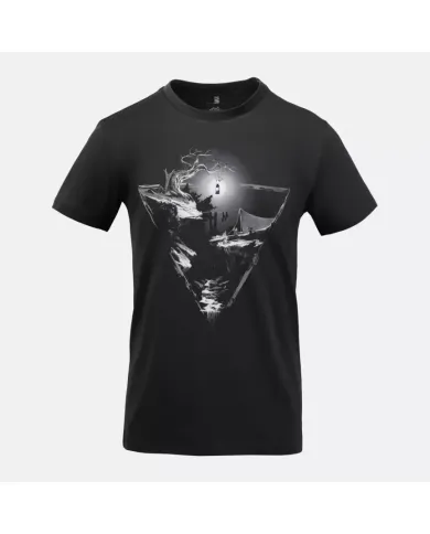 KOSZULKA HELIKON NIGHT VALLEY COTTON CZARNY