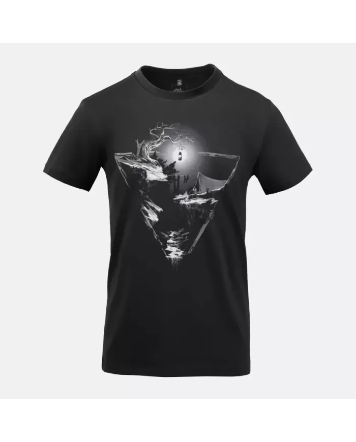 KOSZULKA HELIKON NIGHT VALLEY COTTON CZARNY