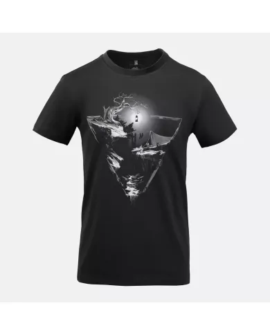 KOSZULKA HELIKON NIGHT VALLEY COTTON CZARNY