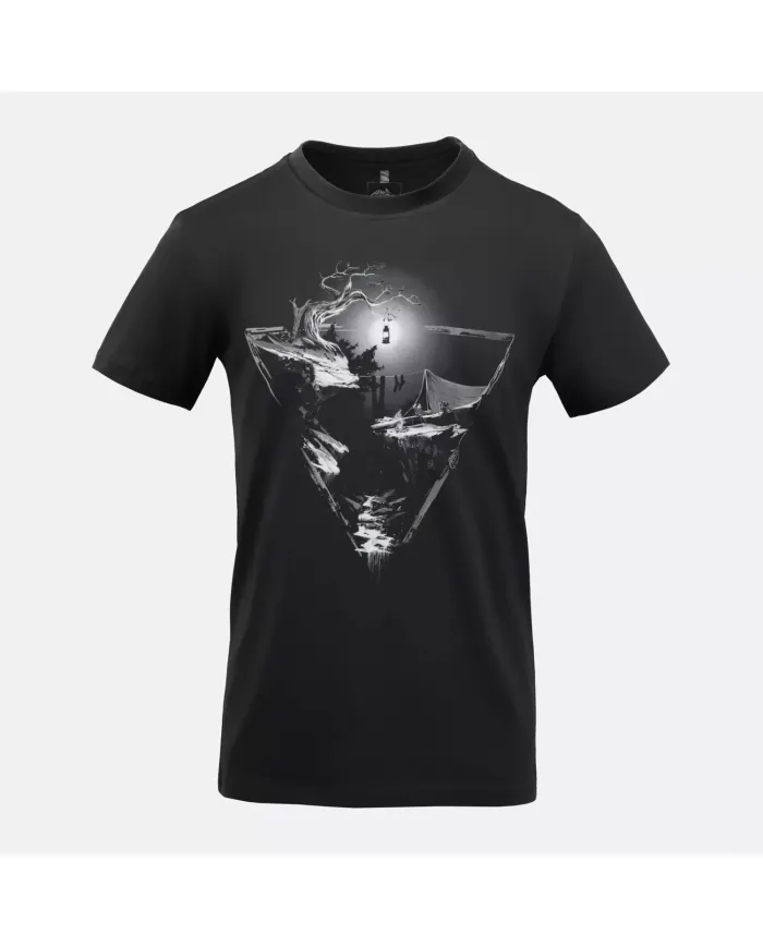 KOSZULKA HELIKON NIGHT VALLEY COTTON CZARNY