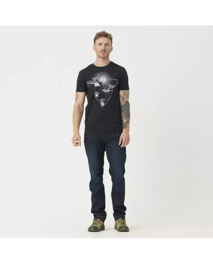 KOSZULKA HELIKON NIGHT VALLEY COTTON CZARNY