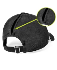 CZAPKA Notch Classic Adjustable Black Ponytail Blank - Terra/Aviator Notch