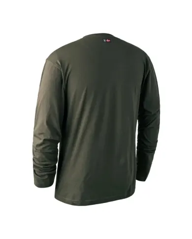 KOSZULKA DEERHUNTER LOGO T-SHIRT L/S DARK GREEN
